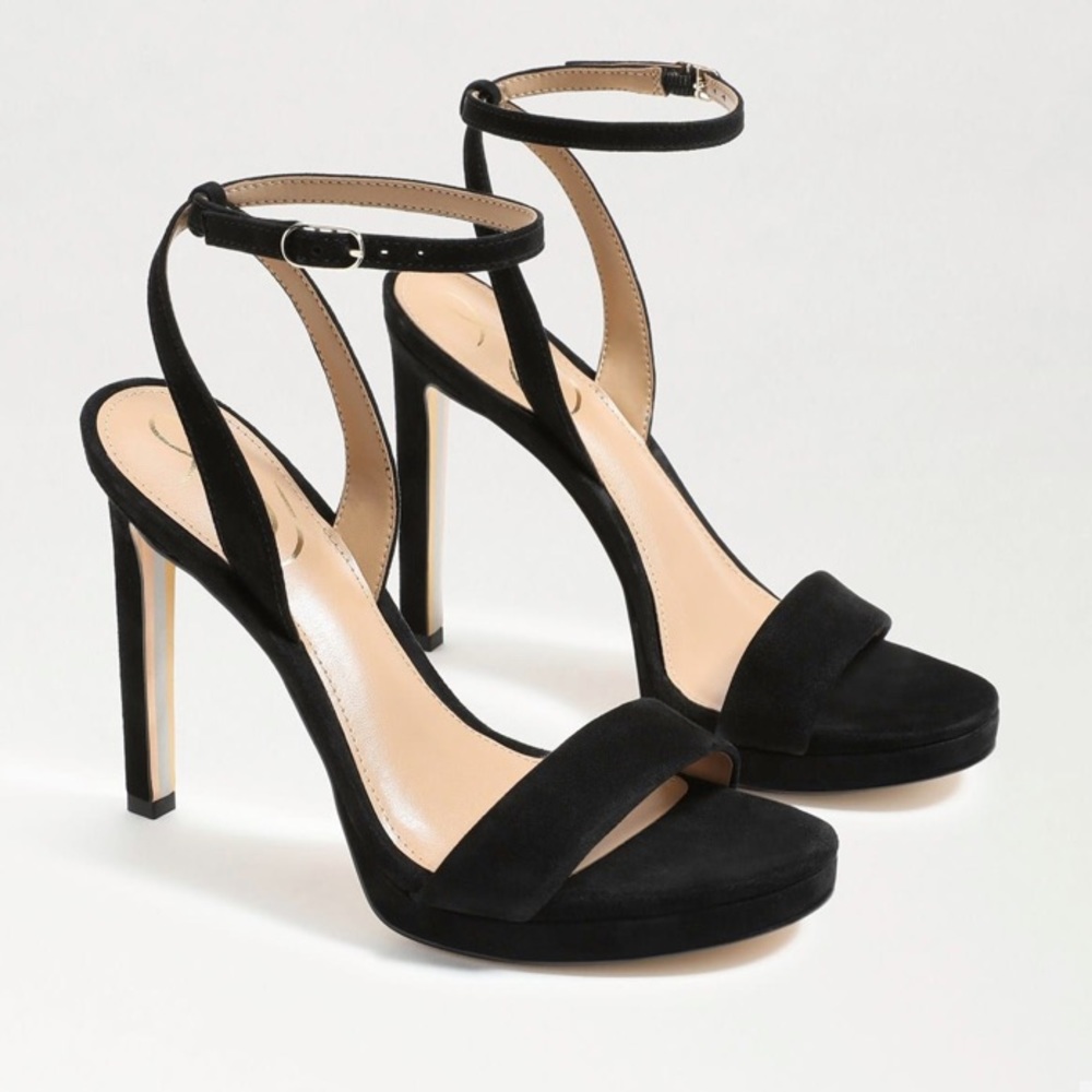 Sam Edelman black suede heel